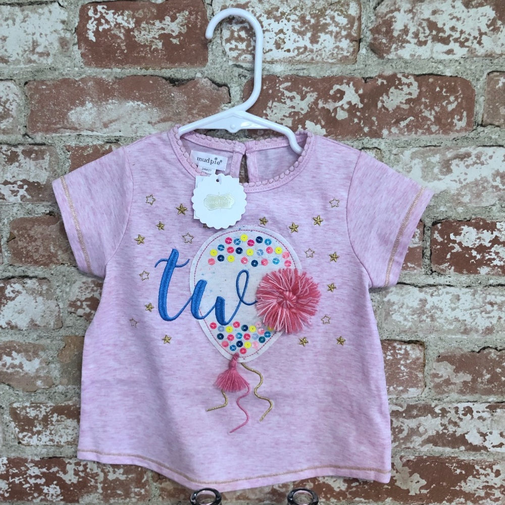 NWT Two Birthday tee